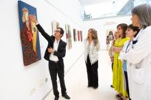 El Hospital Nacional de Parapléjicos acoge la exposición ‘Personajes ilustres bajo el sol de La Mancha’ del artista toledano Alberto Romero