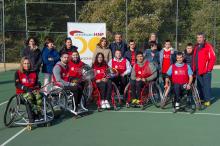 Emilio Sánchez Vicario hace balance de la escuela de tenis en silla de ruedas en el 50 aniversario del Hospital de Parapléjicos de Toledo